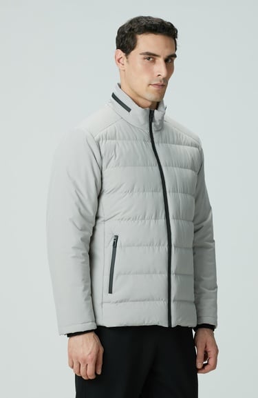  Network Erkek Taş Su Geçirmez Fermuarlı Casual Kaban