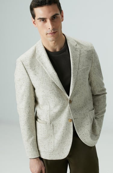  Network Erkek Limited Loro Piana Bej Yün Ceket