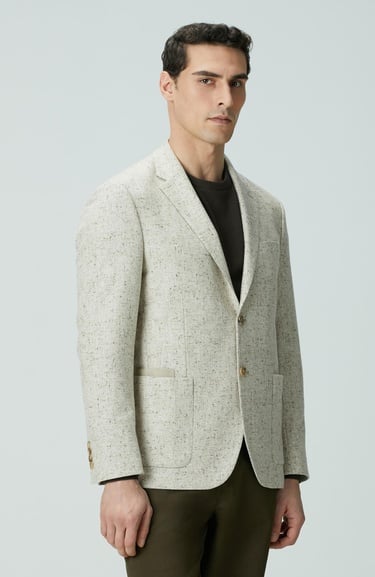  Network Erkek Limited Loro Piana Bej Yün Ceket