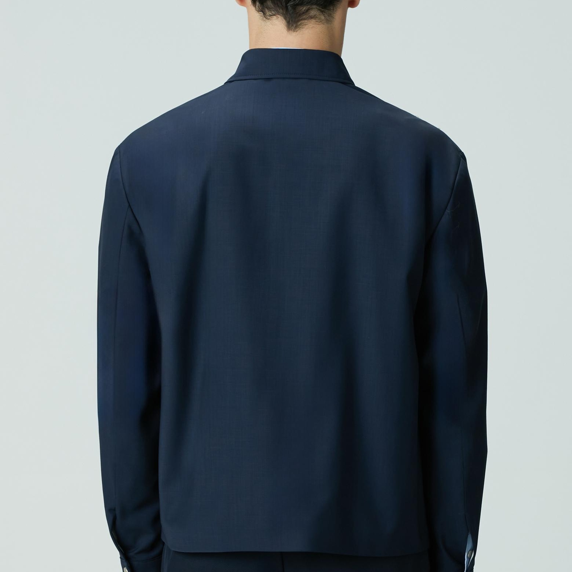 Network Erkek Lacivert Yün Mont