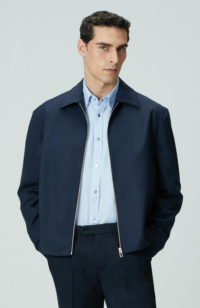  Network Erkek Lacivert Yün Mont