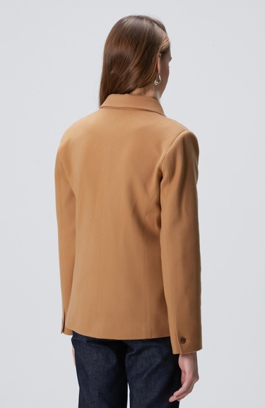  Network Kadın Limited Camel Kaşmir Ceket