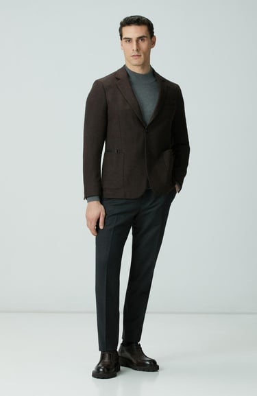  Network Erkek Limited Ermenegildo Zegna Kumaştan Üretilmiş Ceket