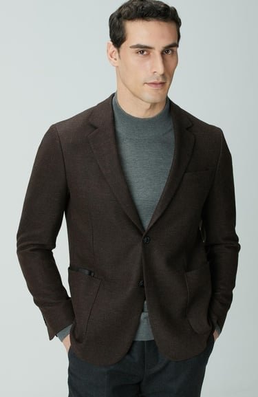  Network Erkek Limited Ermenegildo Zegna Kumaştan Üretilmiş Ceket