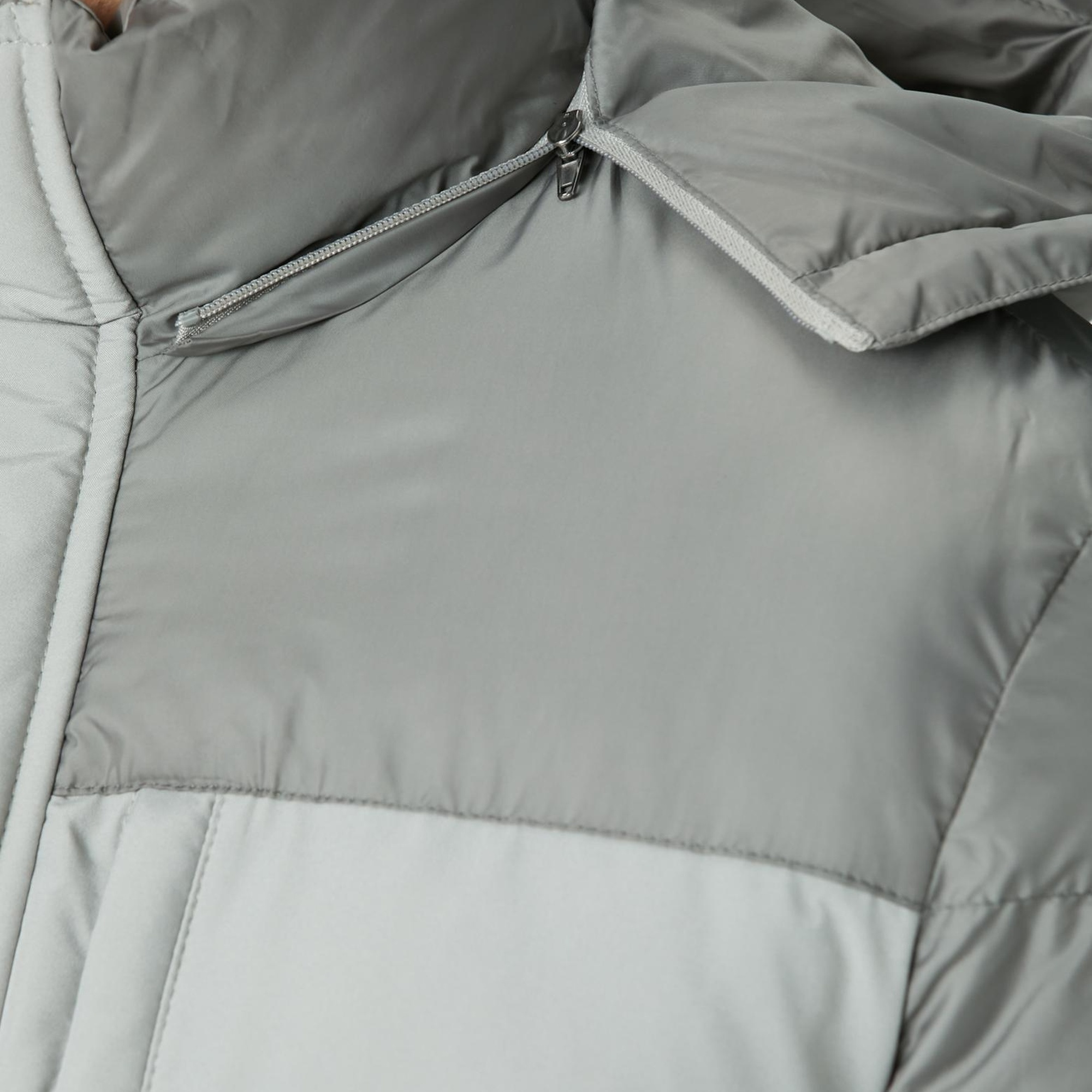 Network Erkek Gri Kapüşonlu Ray Kapitoneli Casual Kaban