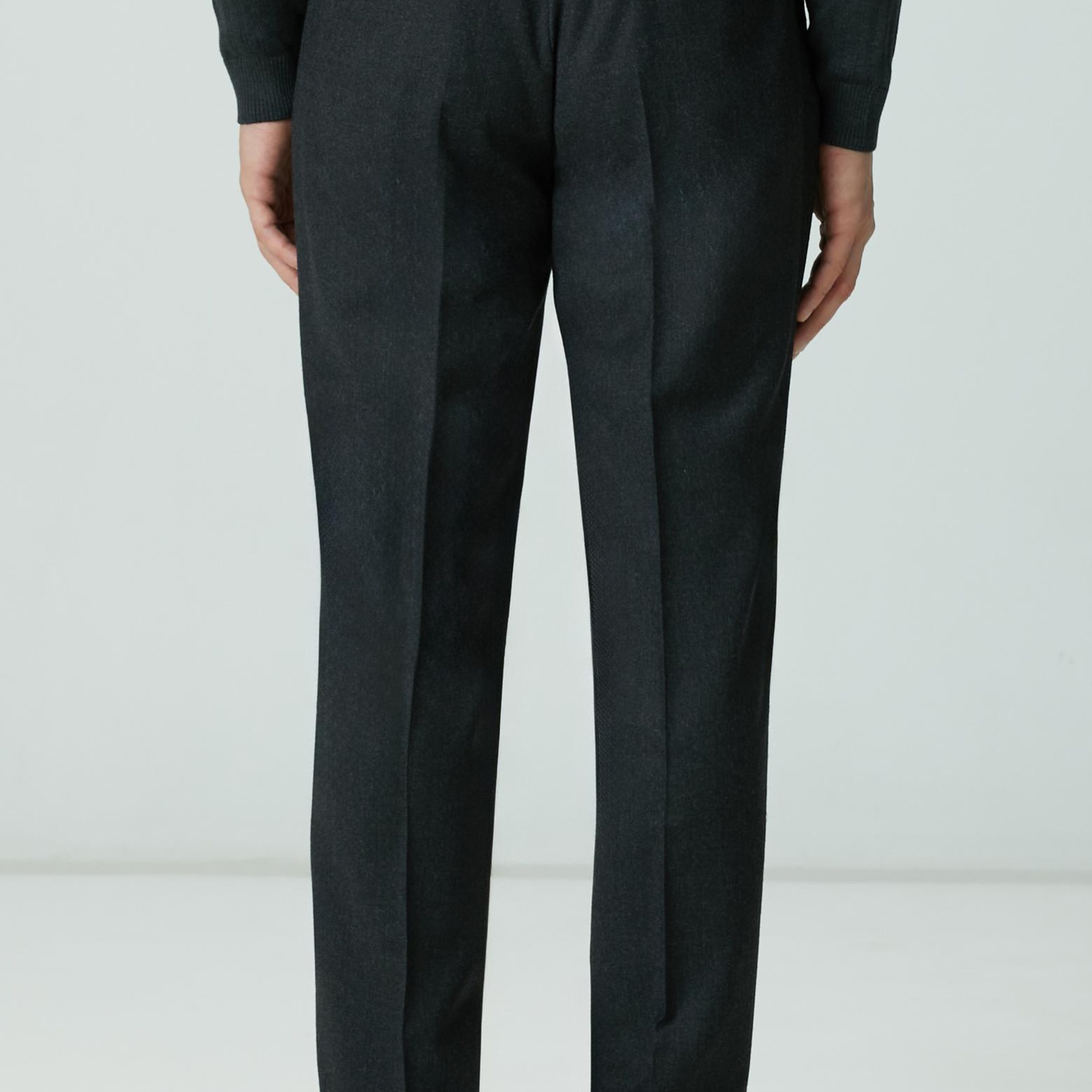 Network Erkek Antrasit Yün Karışımlı Pantolon
