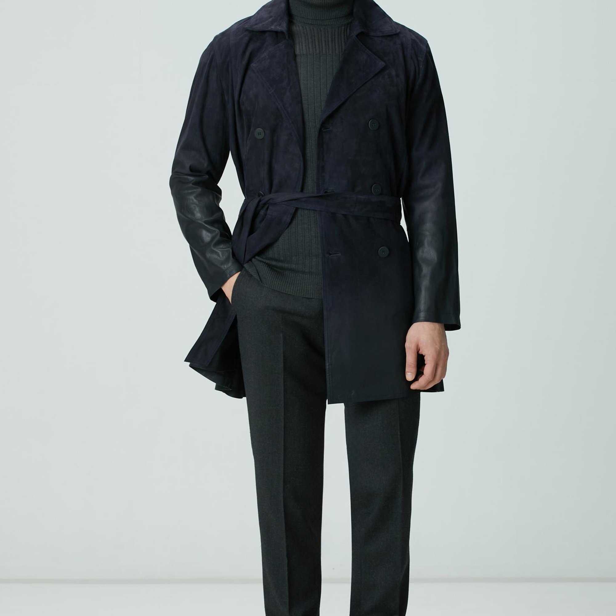 Network Erkek Antrasit Yün Karışımlı Pantolon