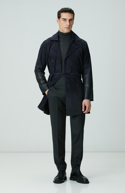  Network Erkek Antrasit Yün Karışımlı Pantolon