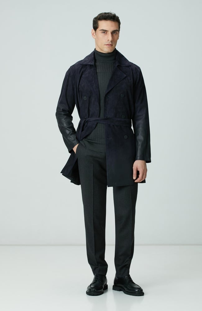  Network Erkek Antrasit Yün Karışımlı Pantolon