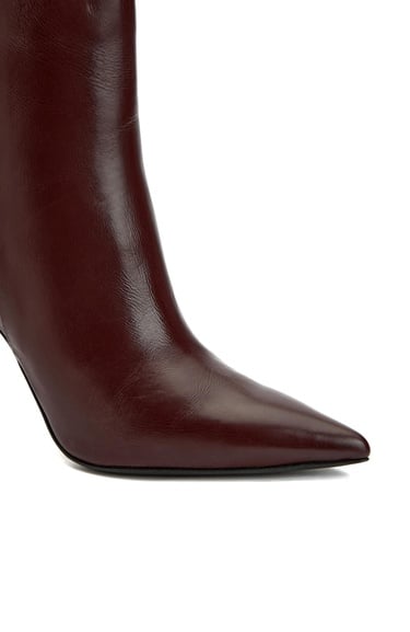  Network Kadın Bordo Deri Bot