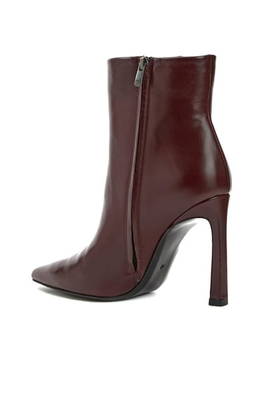  Network Kadın Bordo Deri Bot