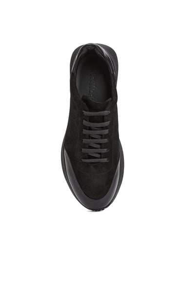  Network Erkek Siyah Deri Sneaker