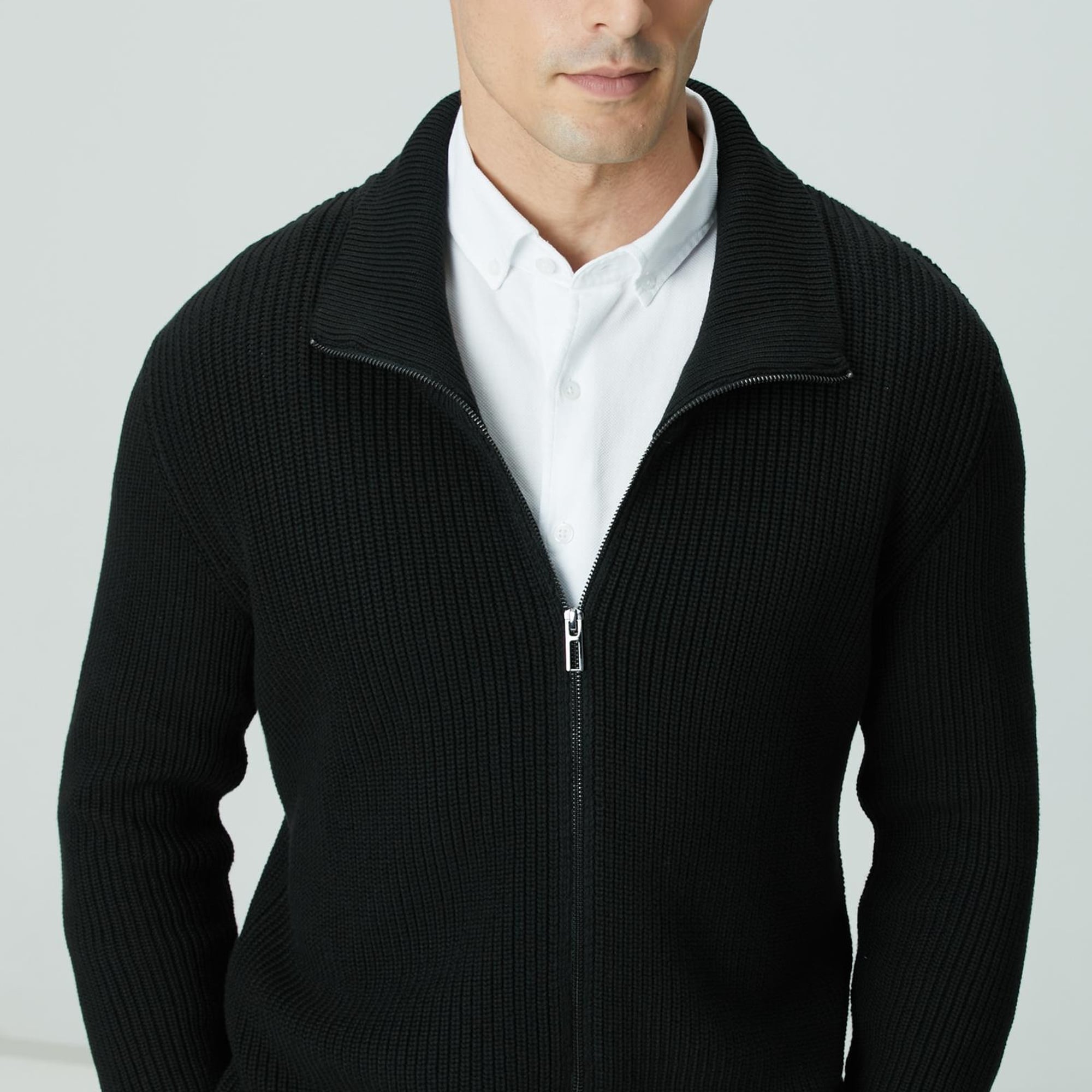 Network Erkek Siyah Hırka