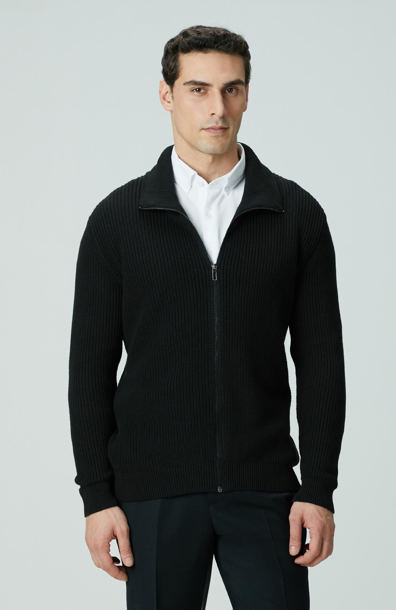  Network Erkek Siyah Hırka