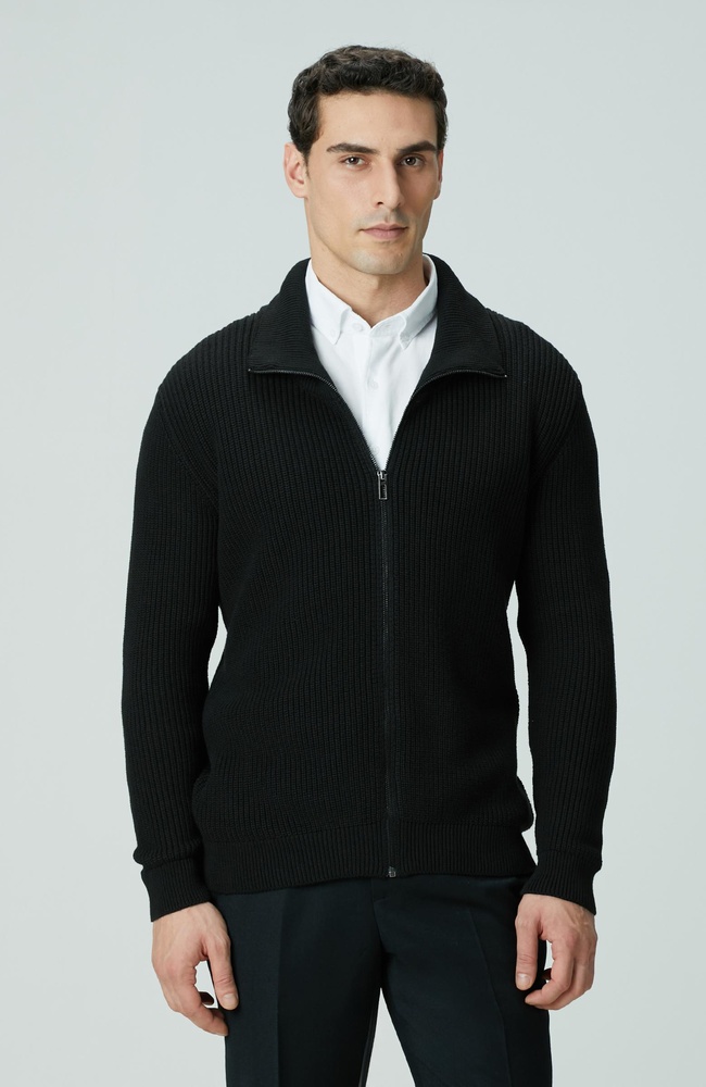  Network Erkek Siyah Hırka