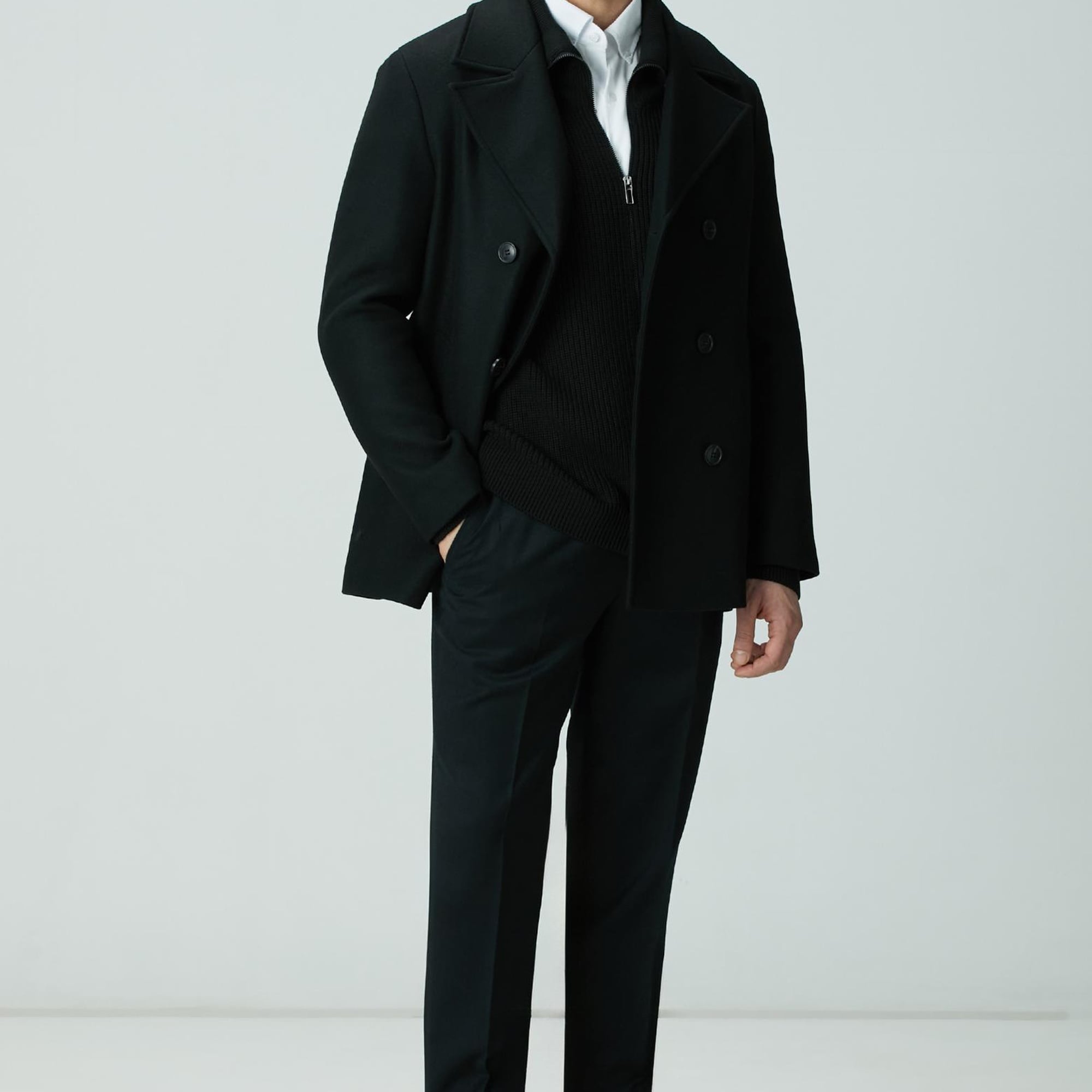 Network Erkek Siyah Hırka