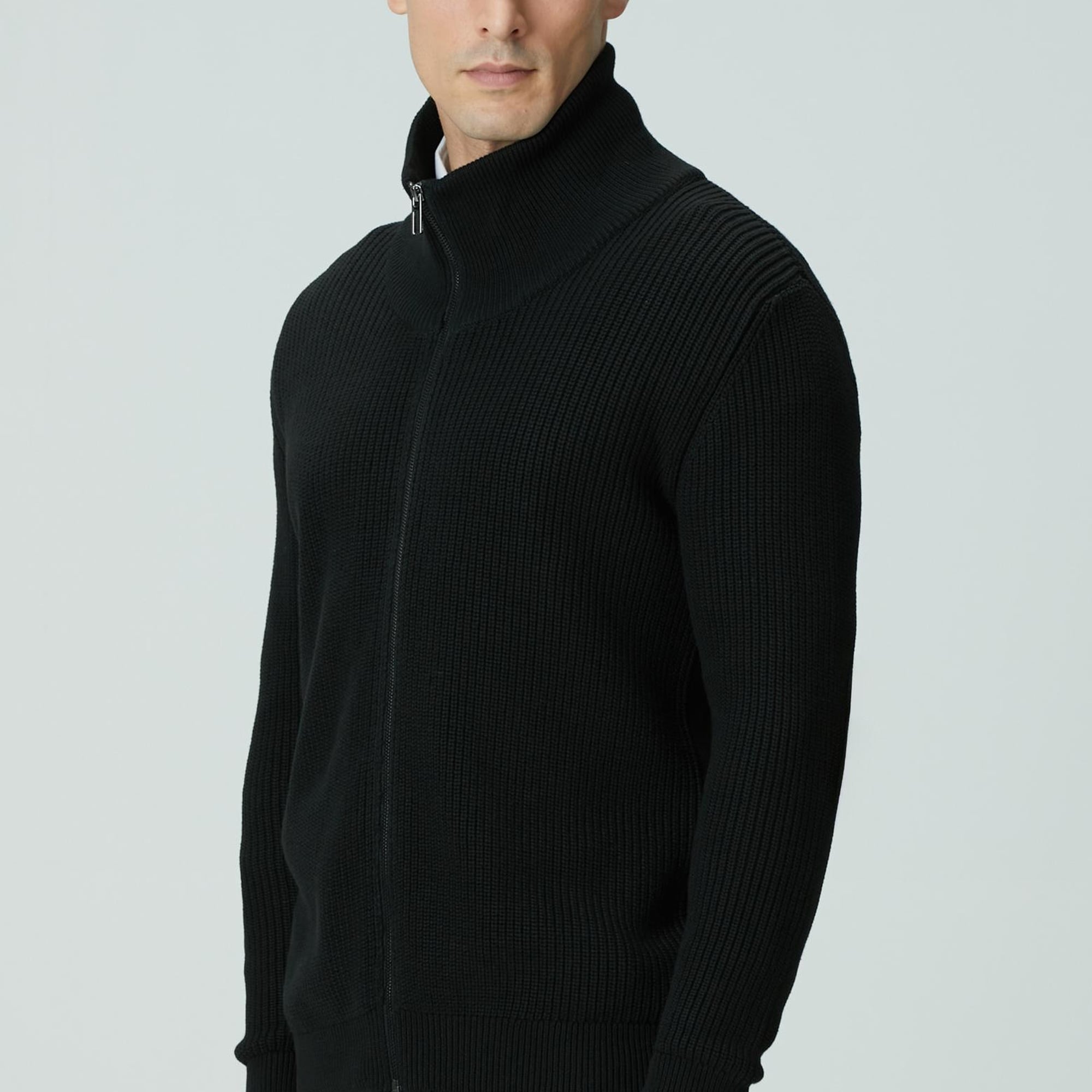 Network Erkek Siyah Hırka