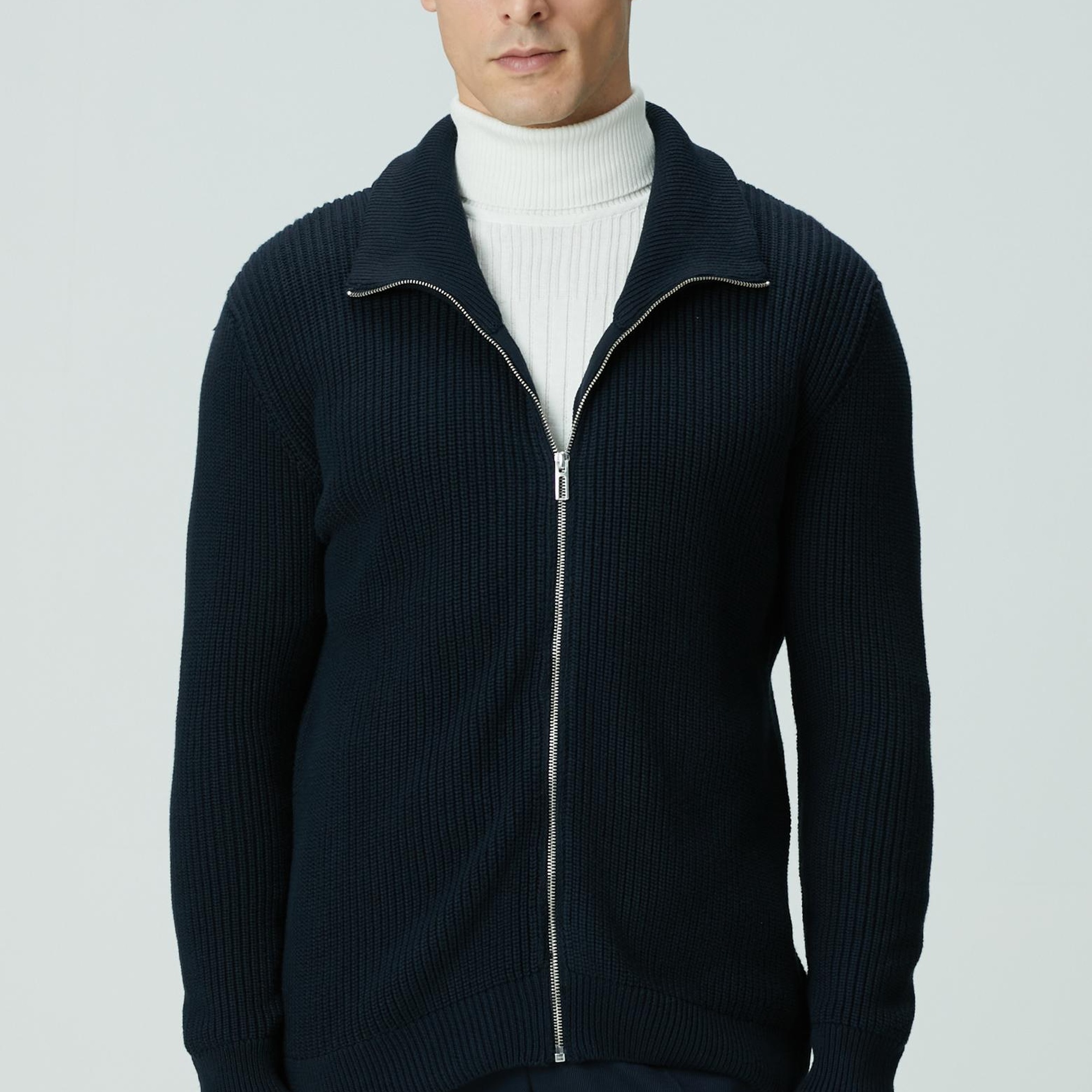 Network Erkek Lacivert Hırka