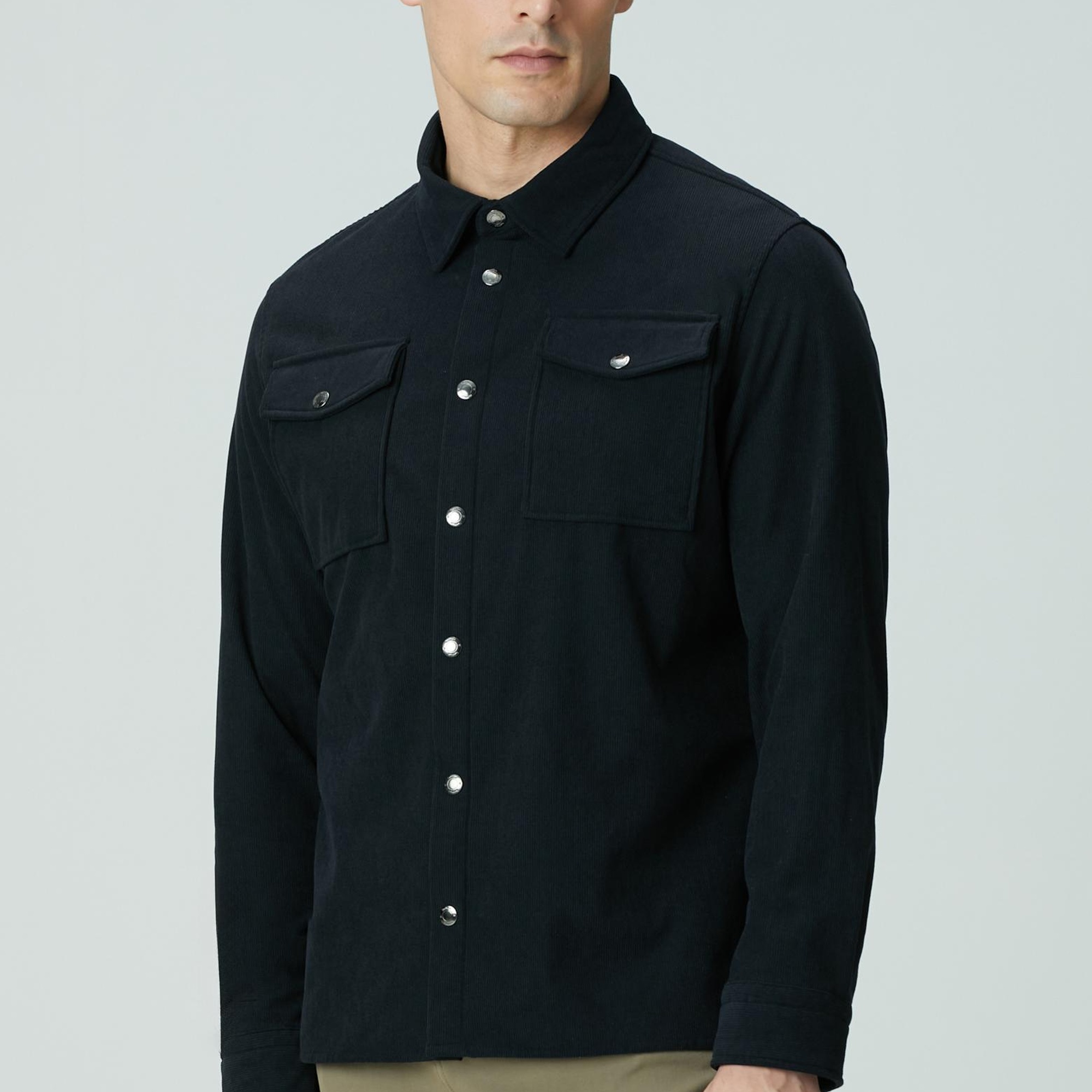Network Erkek Lacivert Dış Gömlek