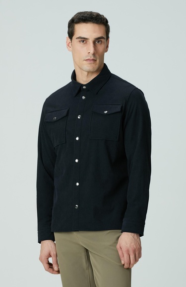  Network Erkek Lacivert Dış Gömlek