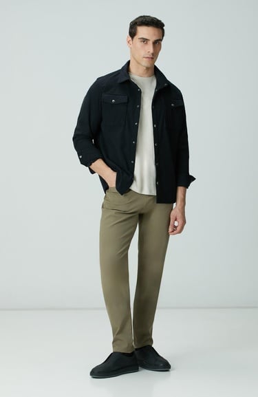  Network Erkek Lacivert Dış Gömlek