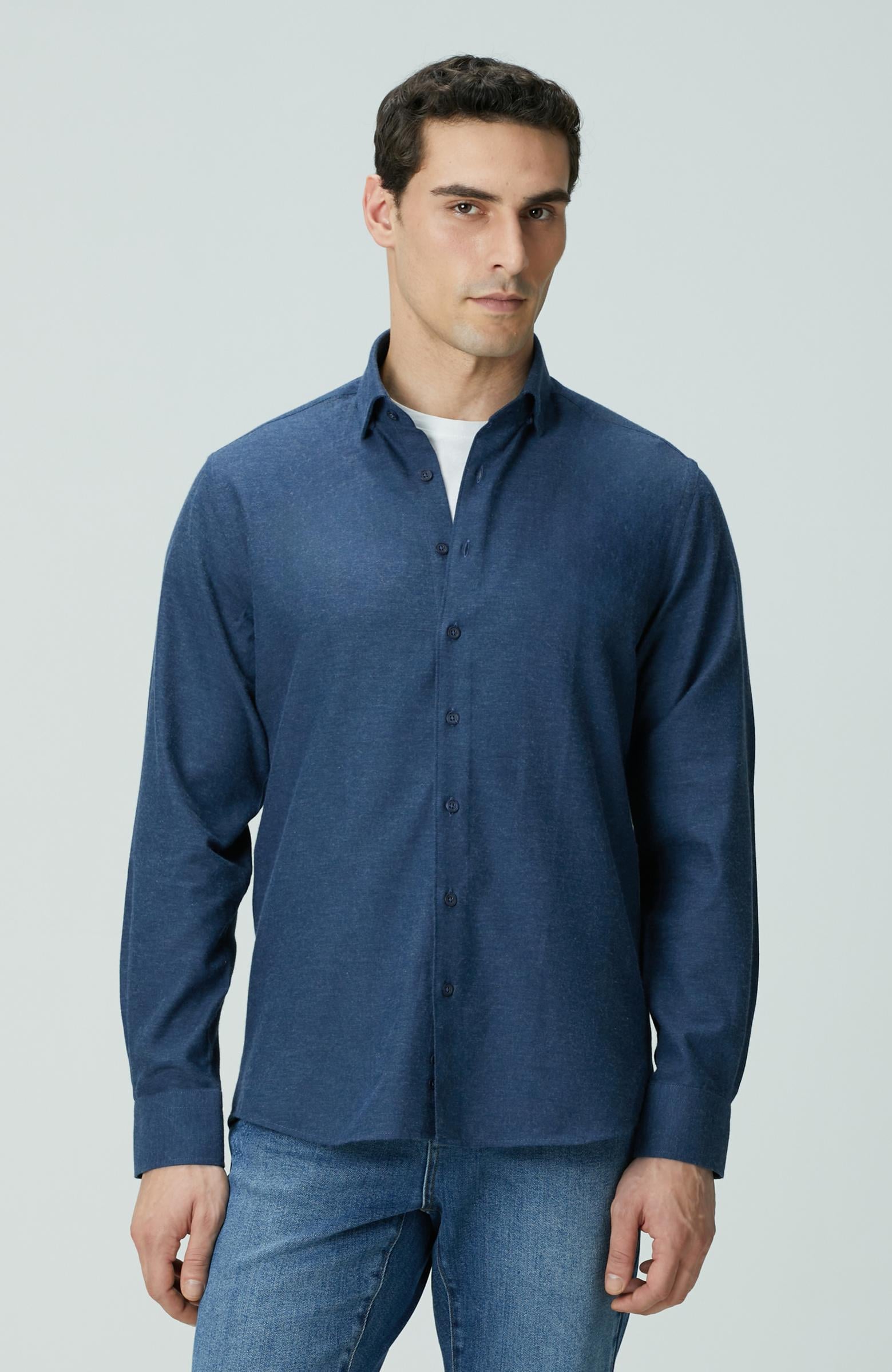  Network Erkek Lacivert Gömlek