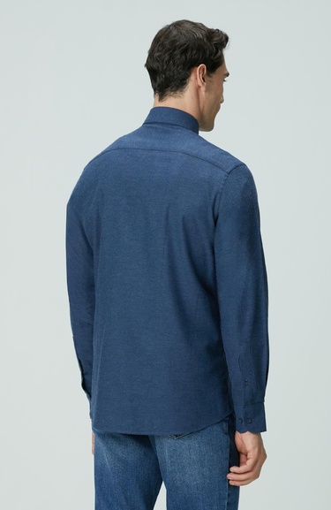  Network Erkek Lacivert Gömlek