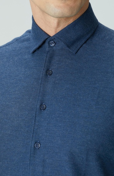  Network Erkek Lacivert Gömlek