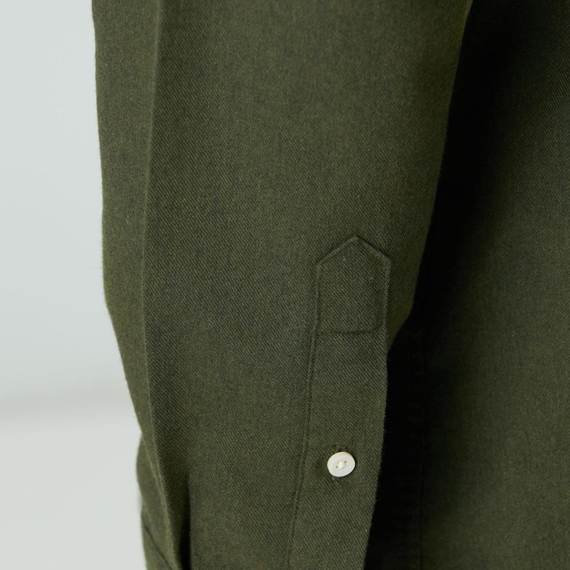 Network Erkek Haki Flanel Cotton Gömlek