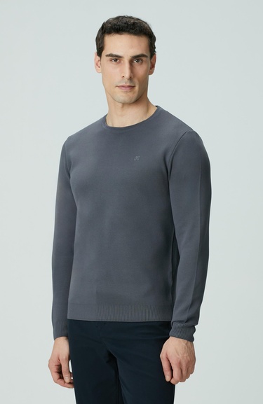  Network Erkek Antrasit Örgü Kazak