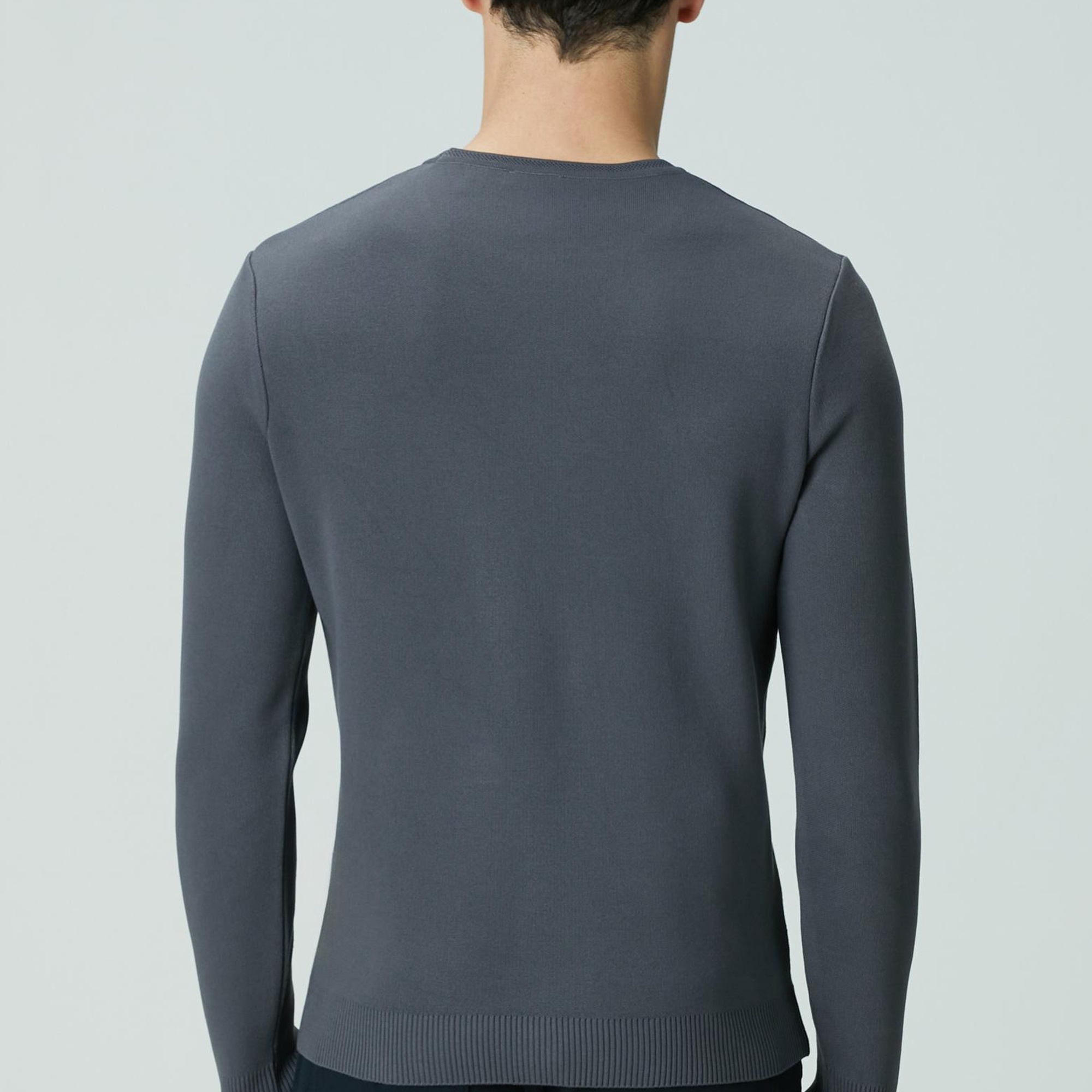 Network Erkek Antrasit Örgü Kazak