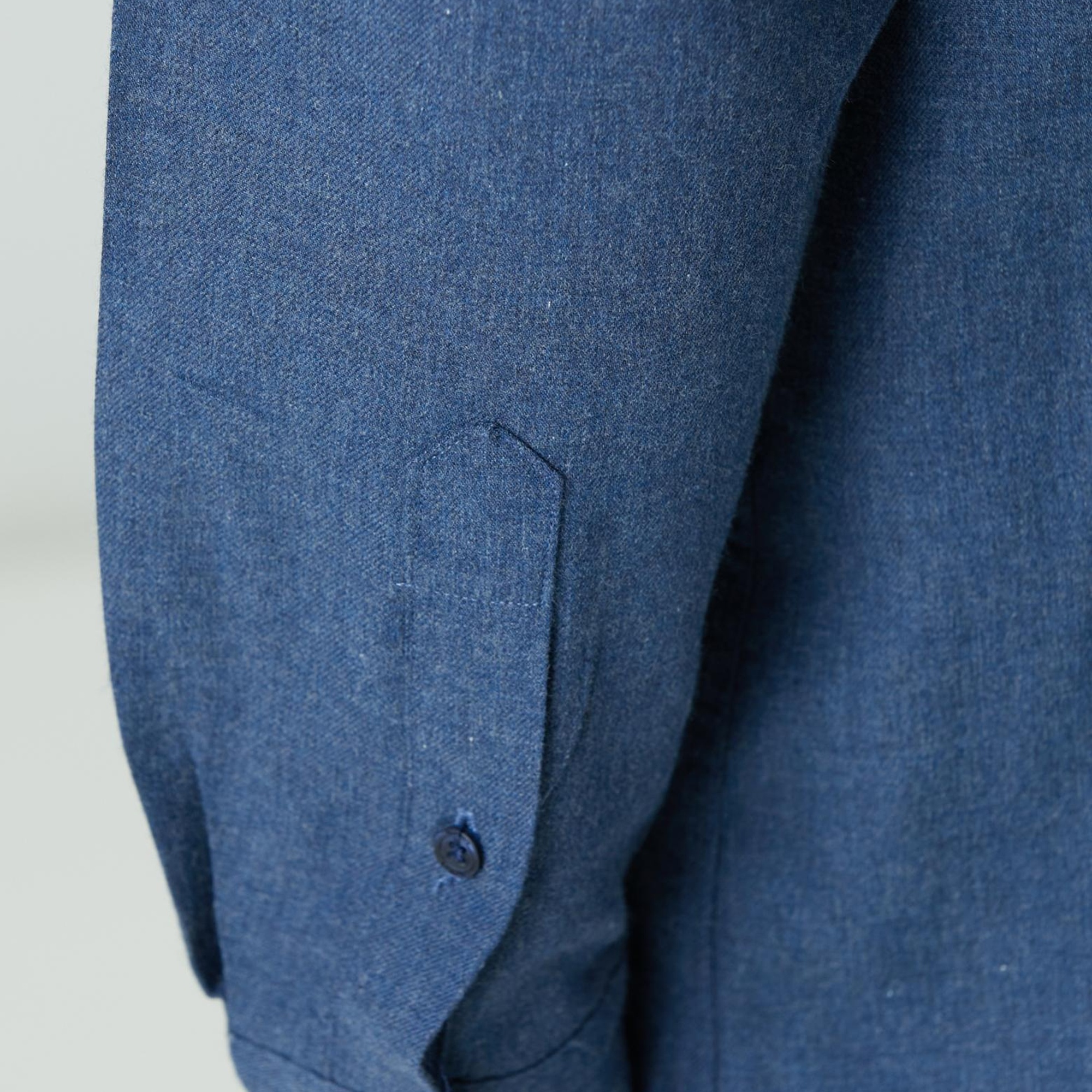 Network Erkek İndigo Flanel Cotton Gömlek