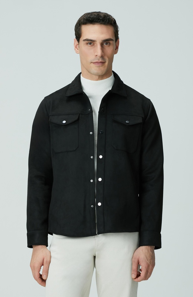  Network Erkek Siyah Dış Gömlek