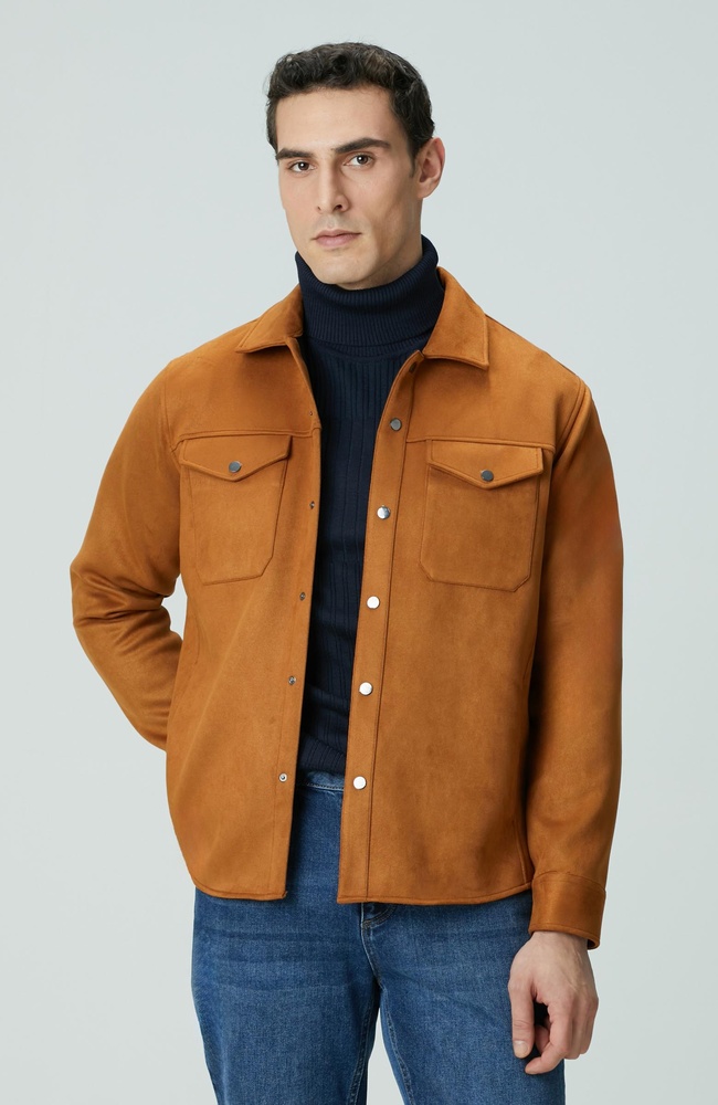  Network Erkek Camel Dış Gömlek