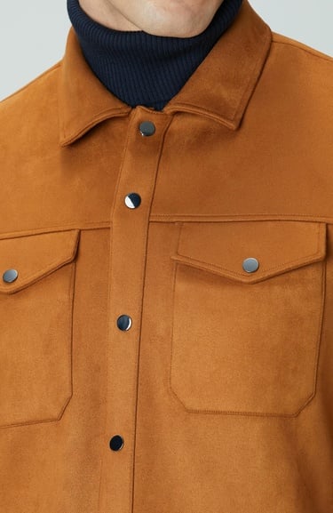  Network Erkek Camel Dış Gömlek