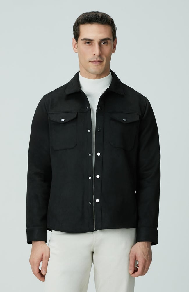  Network Erkek Siyah Dış Gömlek
