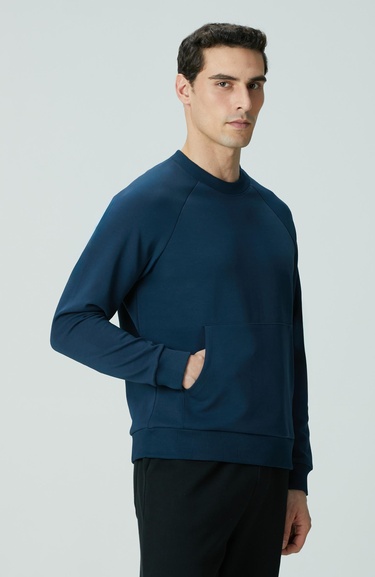  Network Erkek İndigo Sweatshirt