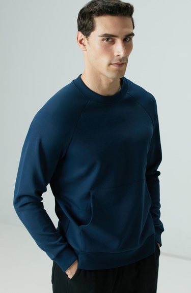  Network Erkek İndigo Sweatshirt