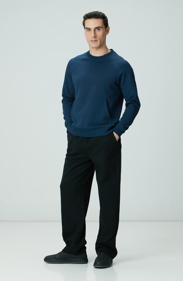  Network Erkek İndigo Sweatshirt