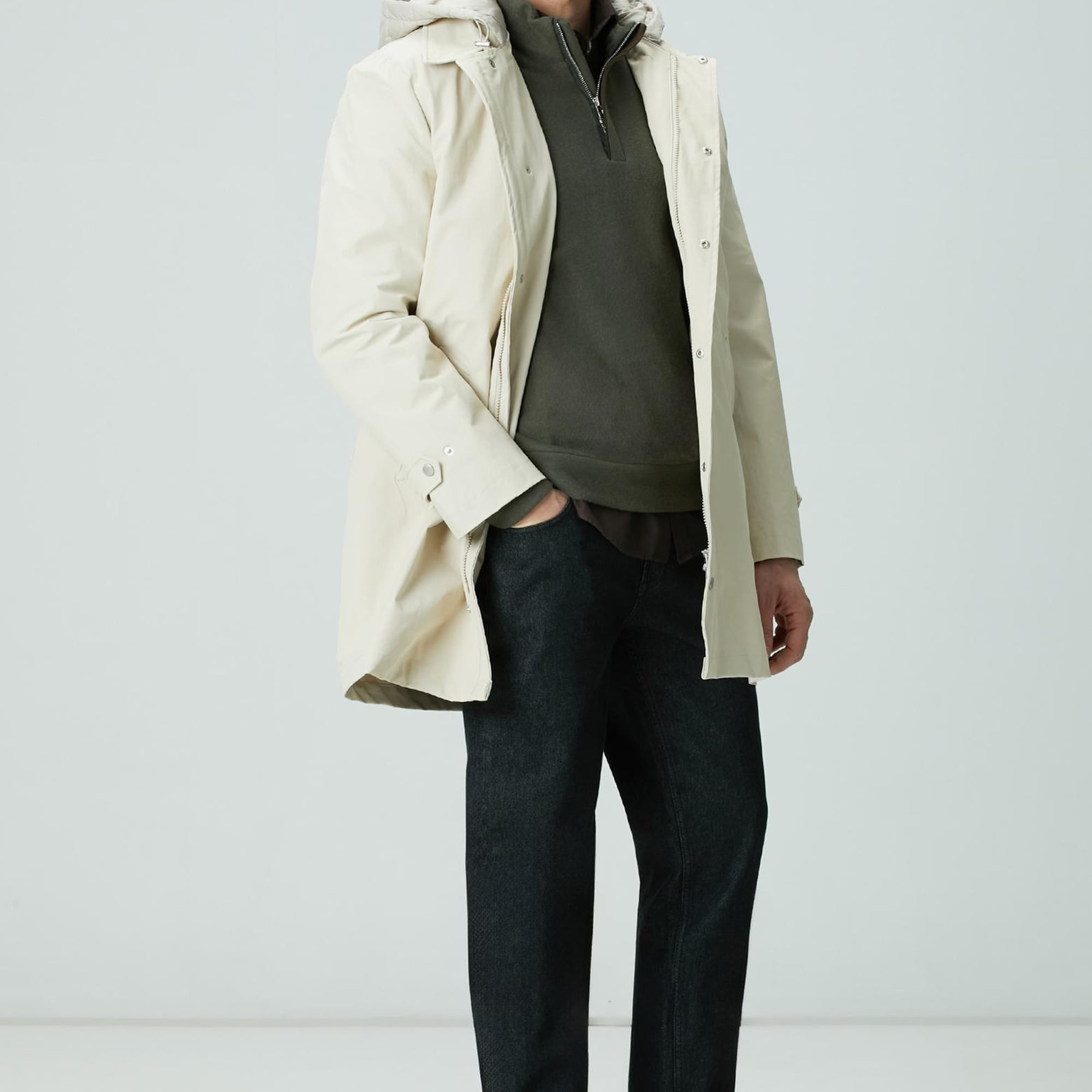 Network Erkek Taş Pardösü