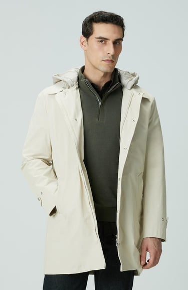  Network Erkek Taş Pardösü