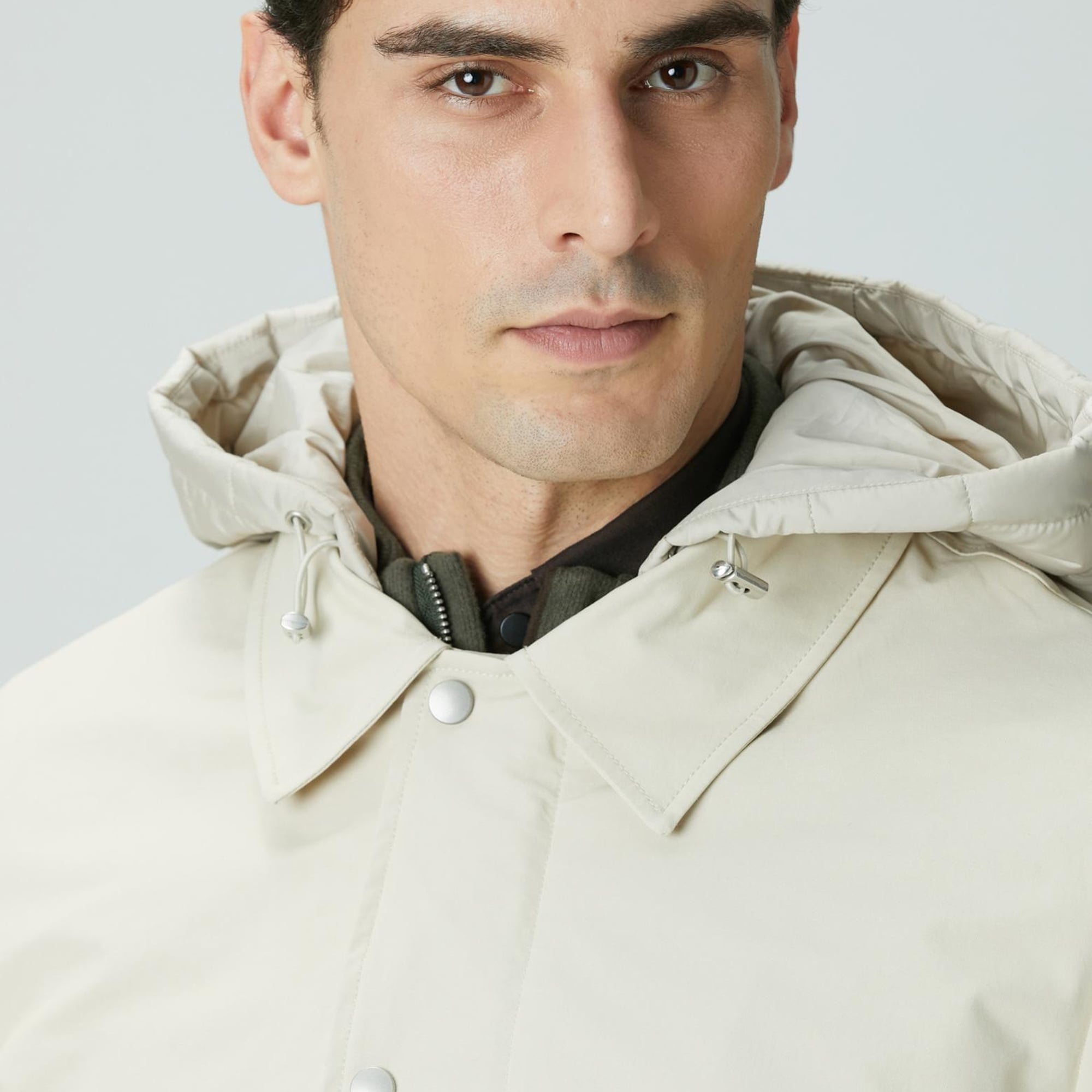 Network Erkek Taş Pardösü