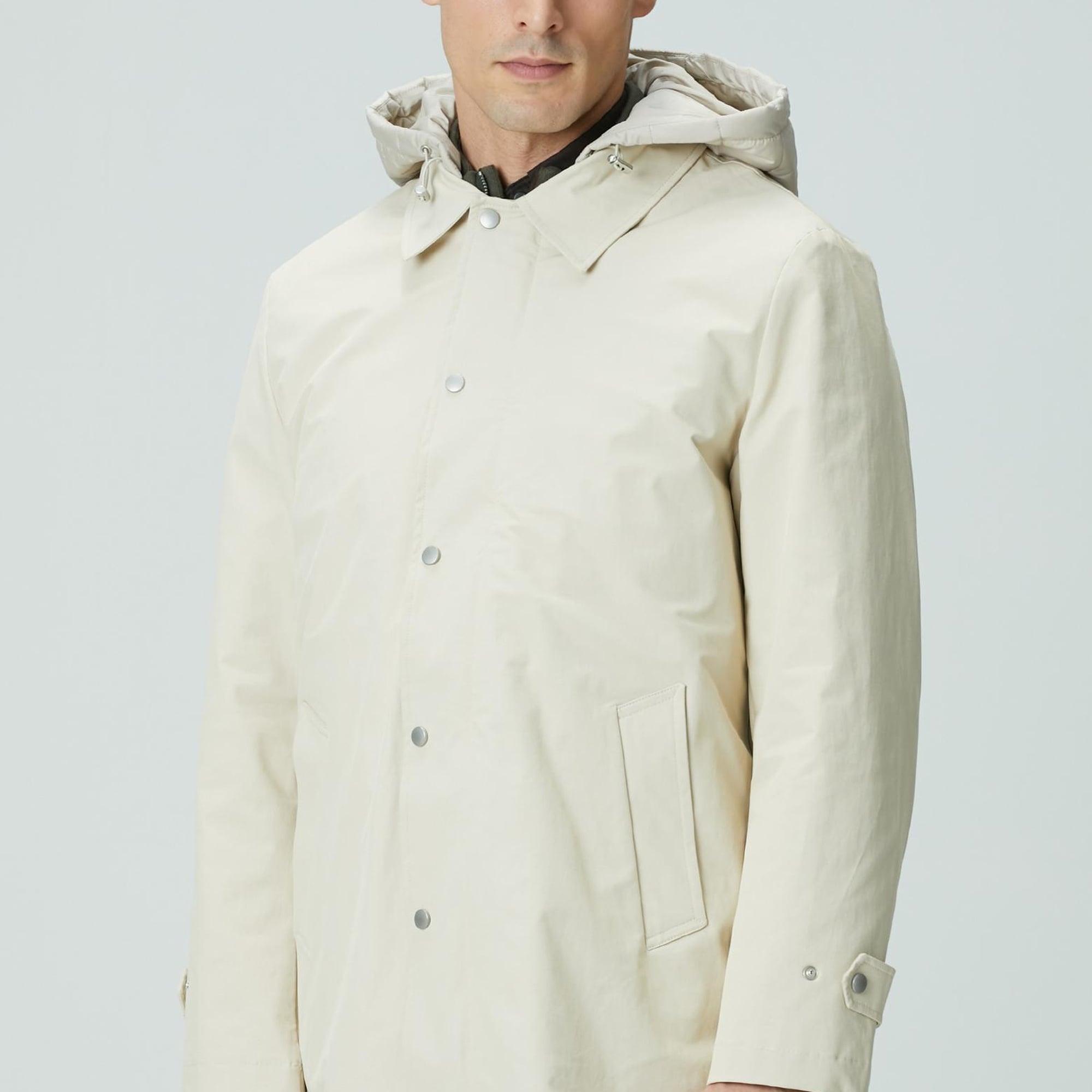 Network Erkek Taş Pardösü