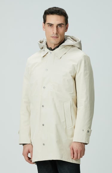  Network Erkek Taş Pardösü