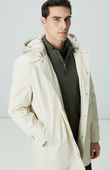  Network Erkek Taş Pardösü