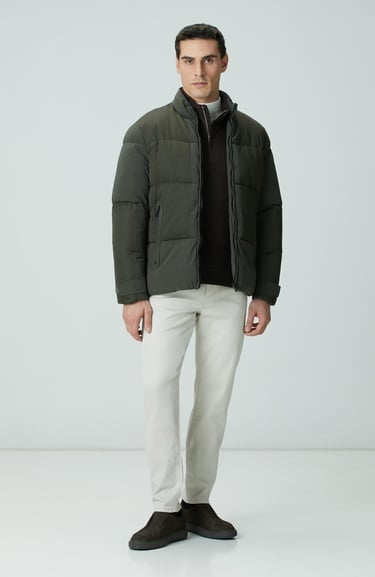  Network Erkek Acı Kahve Süet Garni Detaylı Sweatshirt