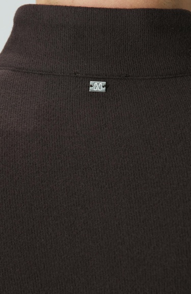  Network Erkek Acı Kahve Süet Garni Detaylı Sweatshirt