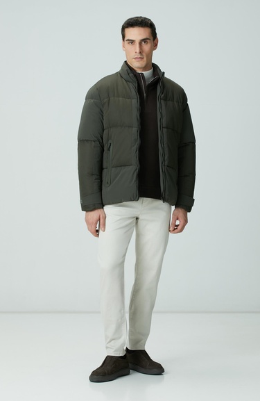  Network Erkek Acı Kahve Süet Garni Detaylı Sweatshirt