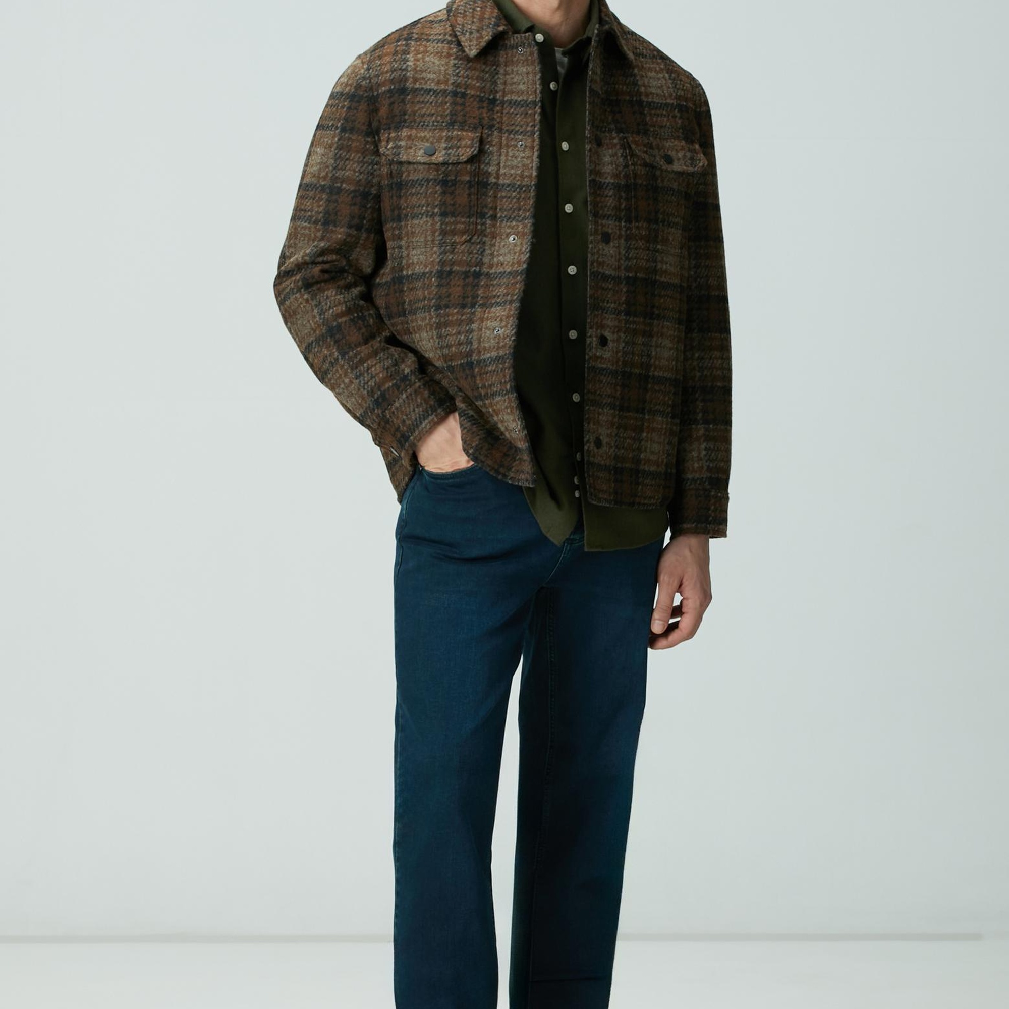 Network Erkek Lacivert Örme Denim Pantolon