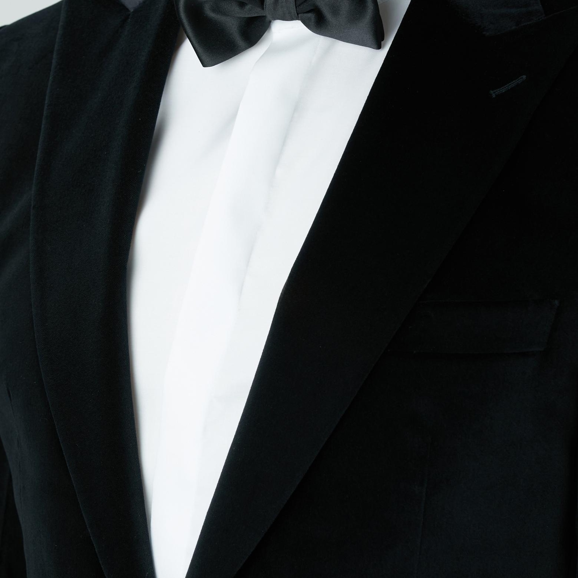 Network Erkek Siyah Kadife Takım Elbise